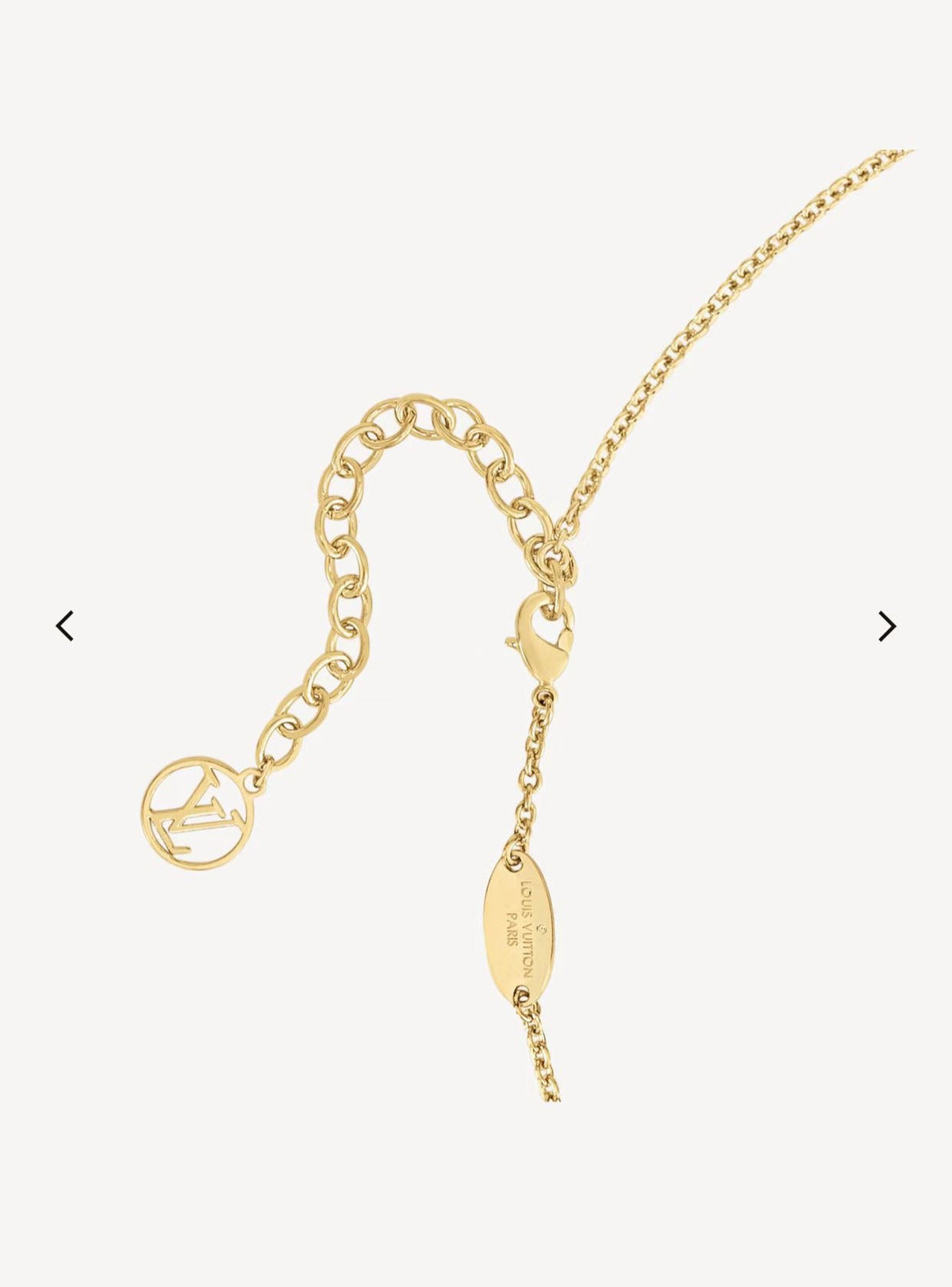Louis Vuitton Crystal Gold-Tone Necklace – Style 02 - image 3