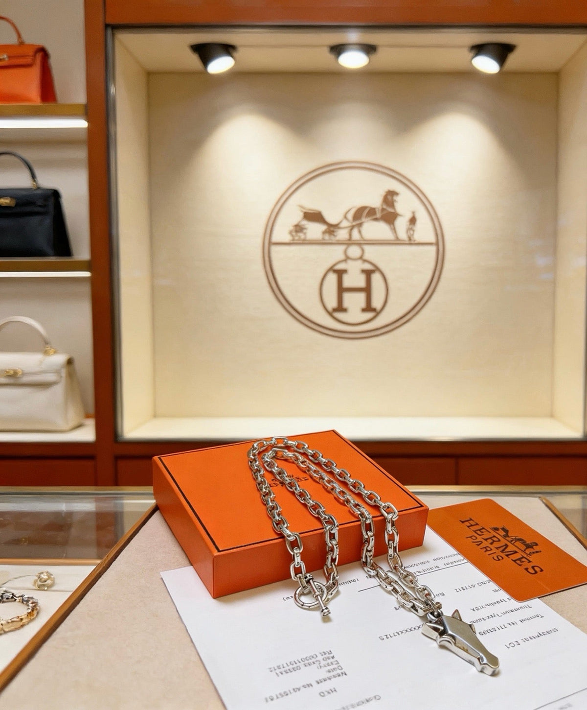 Hermès Horse Head Necklace – Style 03 - image 9