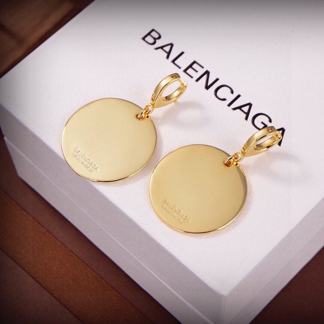 Balenciaga Brass Earrings – Style 02 - image 3
