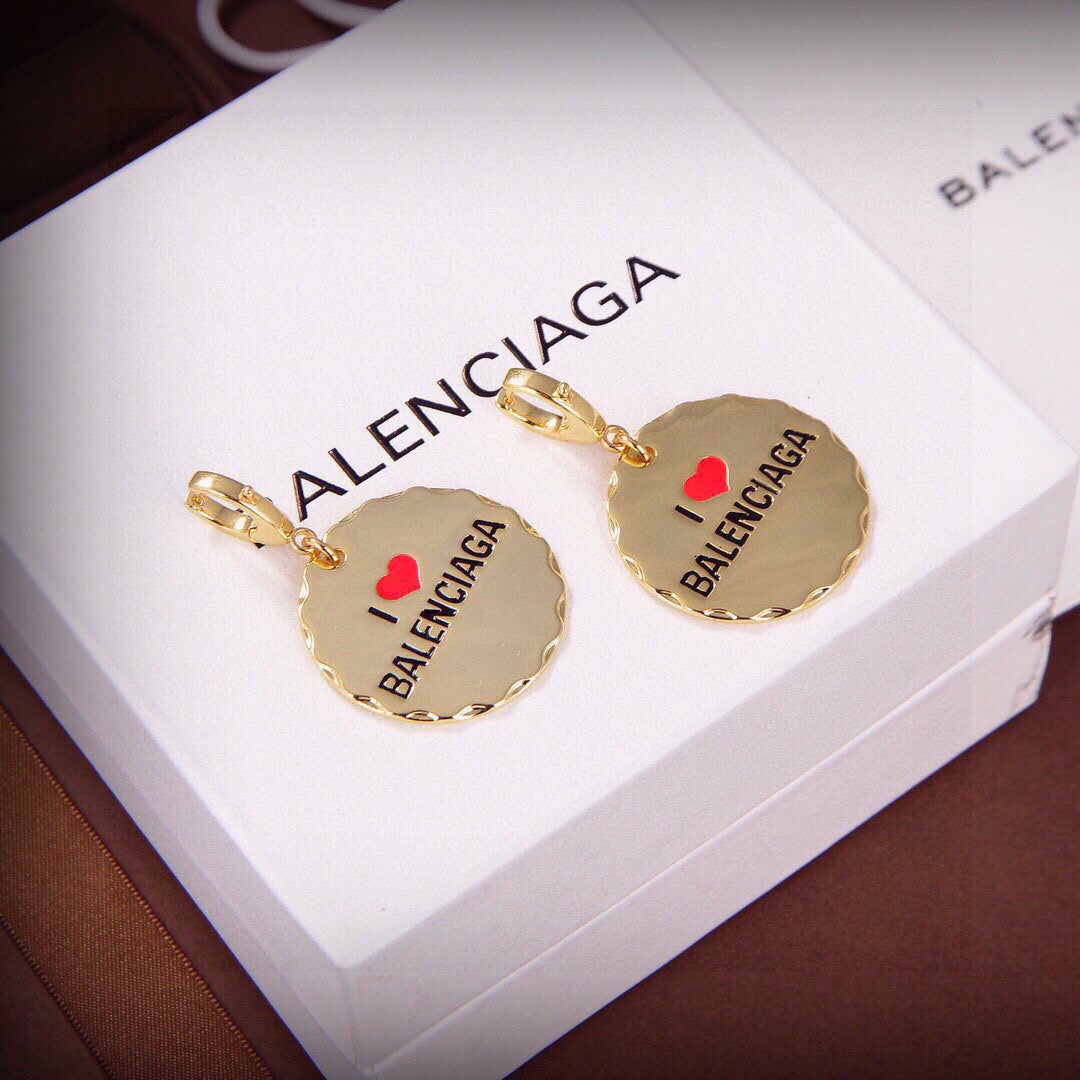 Balenciaga Brass Earrings – Style 02 - image 4