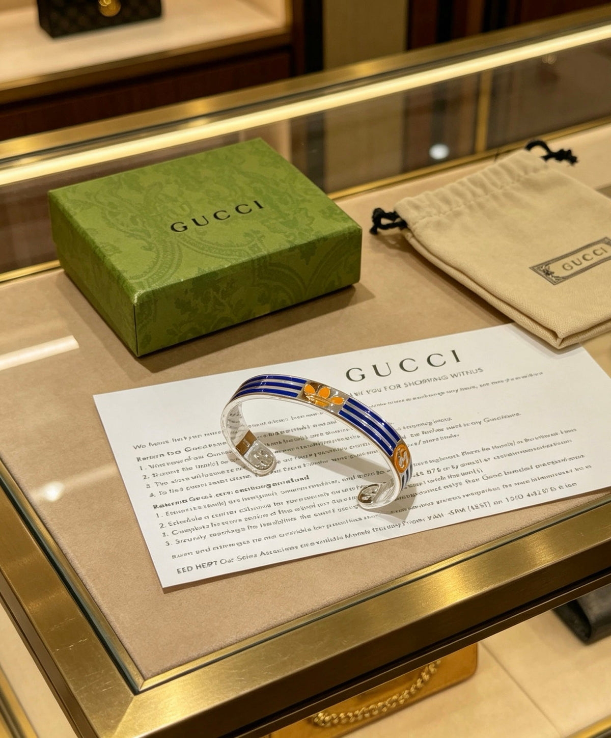 Gucci Anger Forest Distressed Bracelet – Style 25 - image 5