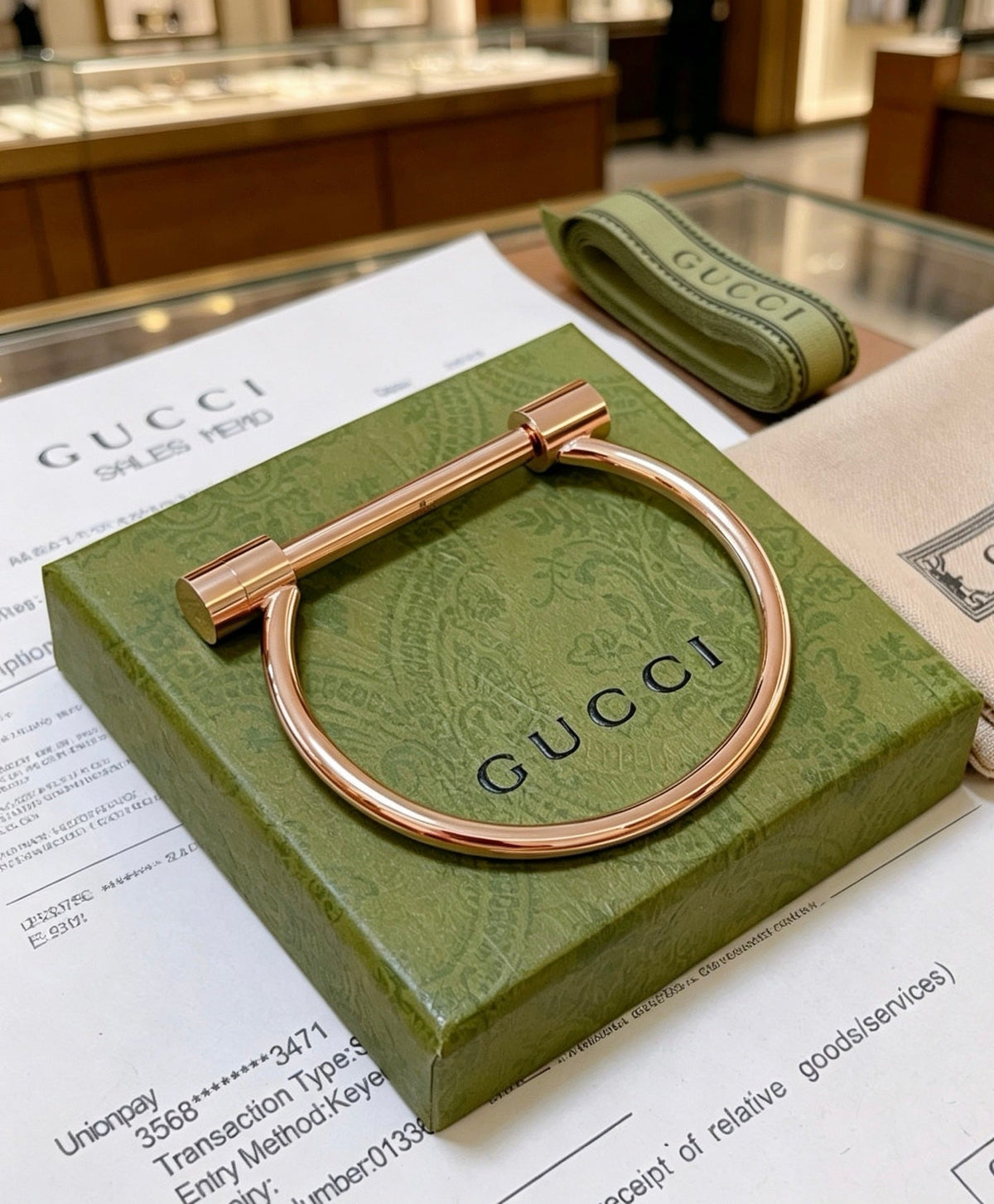 Gucci Anger Forest Distressed Vintage Silver-Tone Vintage-Inspired Bracelet – Style 14 - image 4