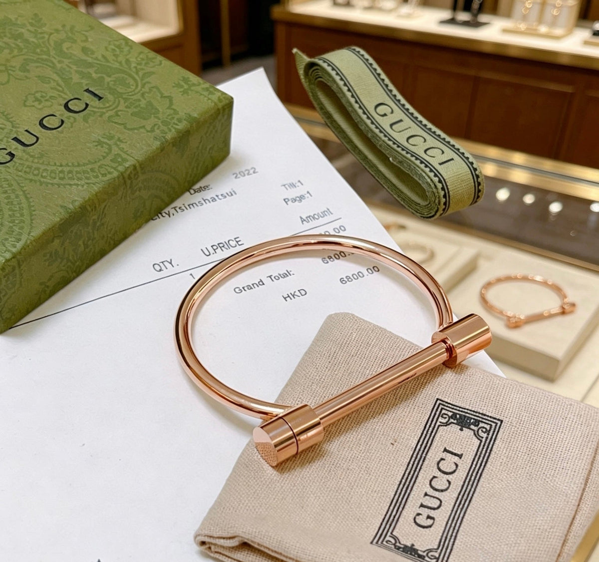 Gucci Anger Forest Distressed Vintage Silver-Tone Vintage-Inspired Bracelet – Style 08 - image 5