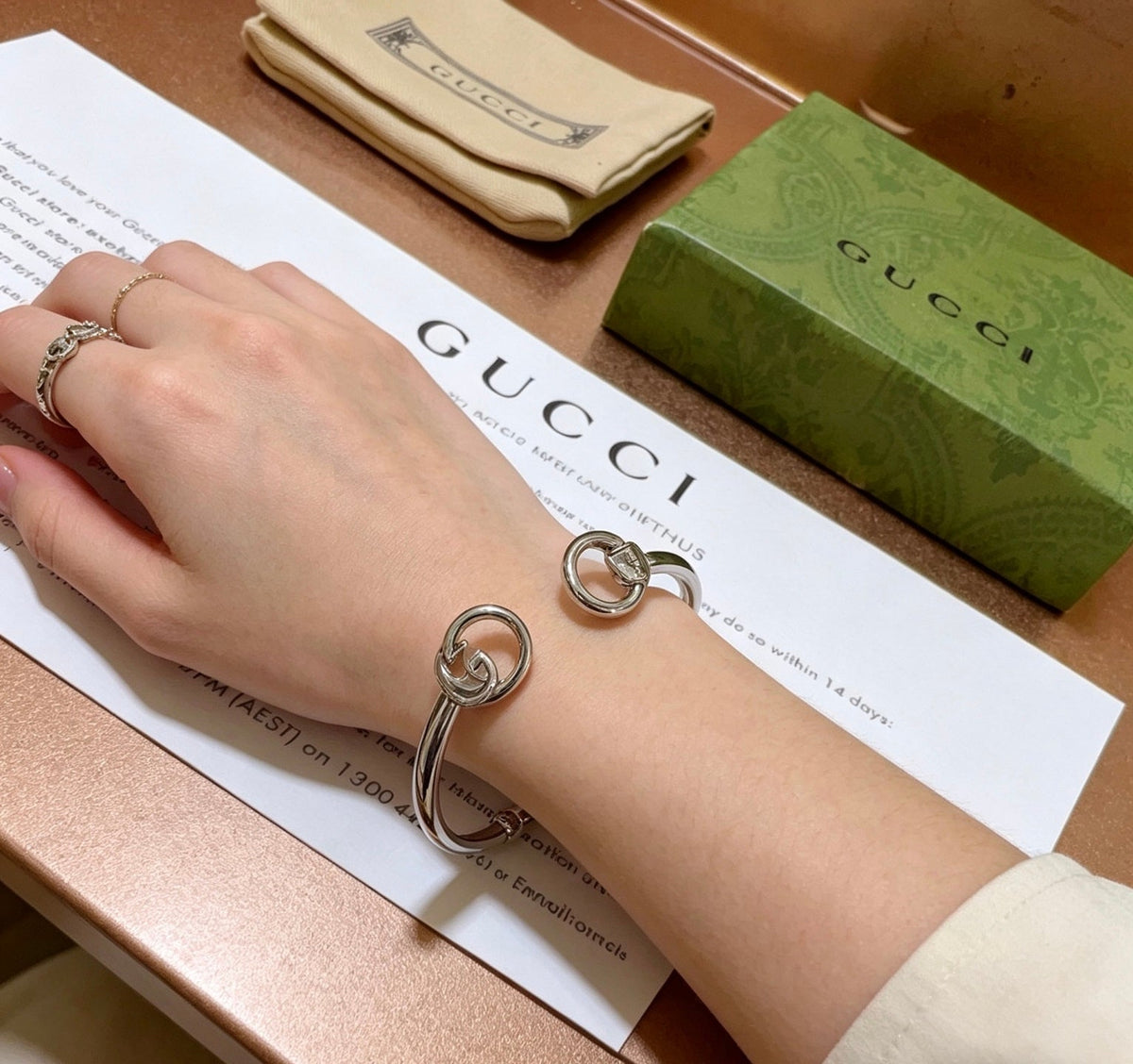Gucci Anger Forest Distressed Bracelet – Style 21 - image 3