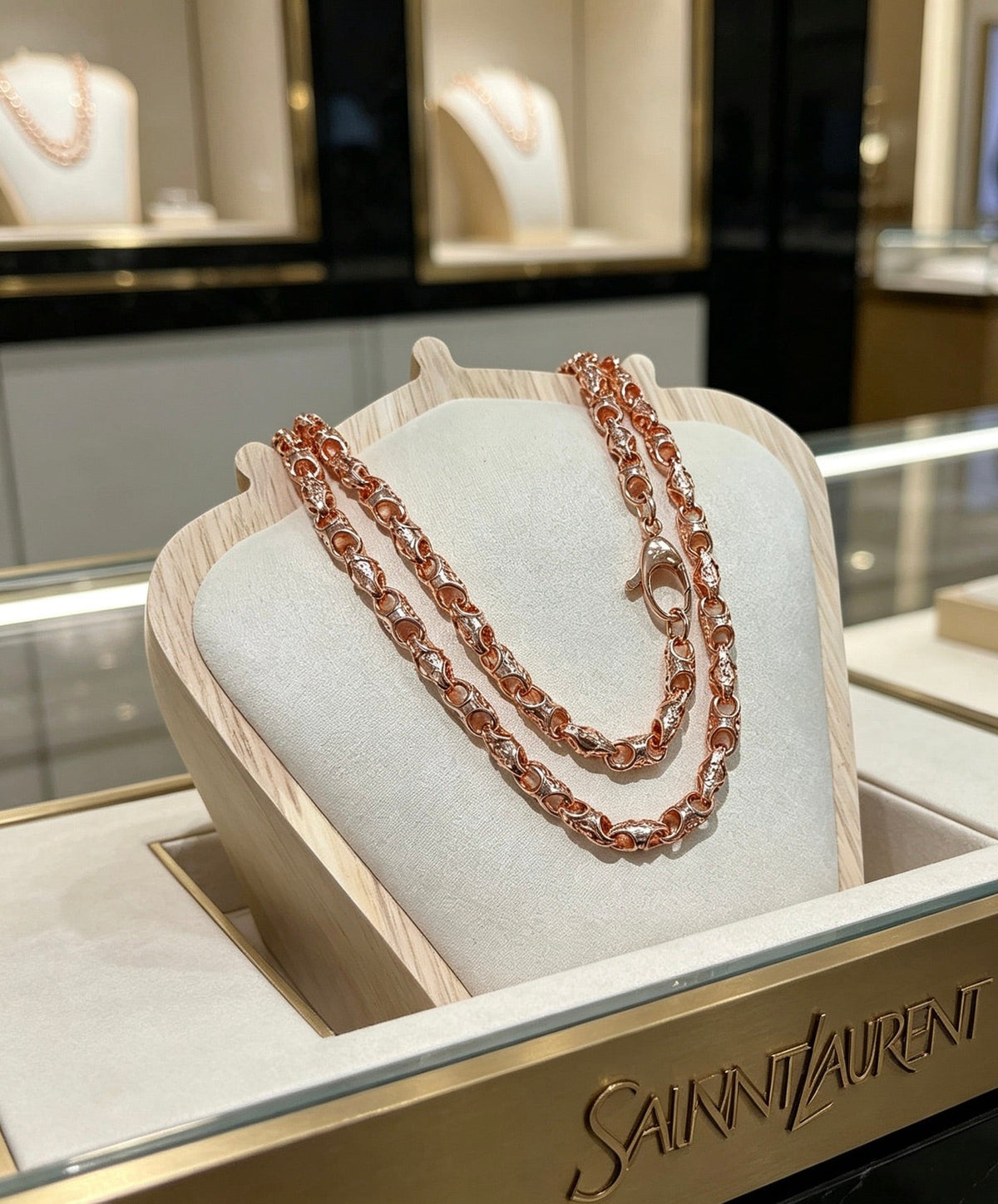 Saint Laurent YSL Logo Necklace – Style 02 - image 9