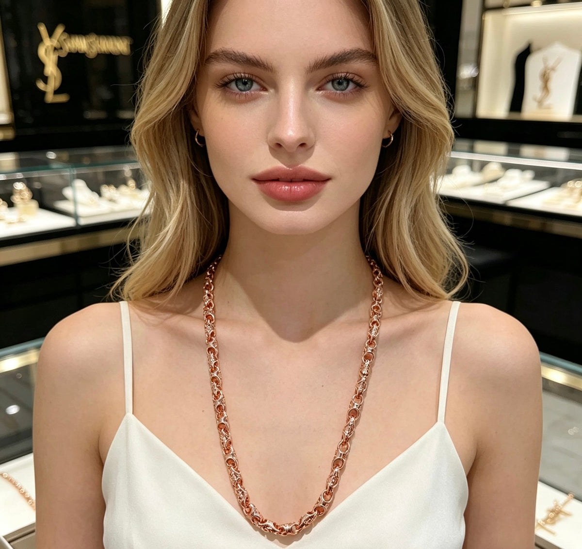 Saint Laurent YSL Logo Necklace – Style 02 - image 2