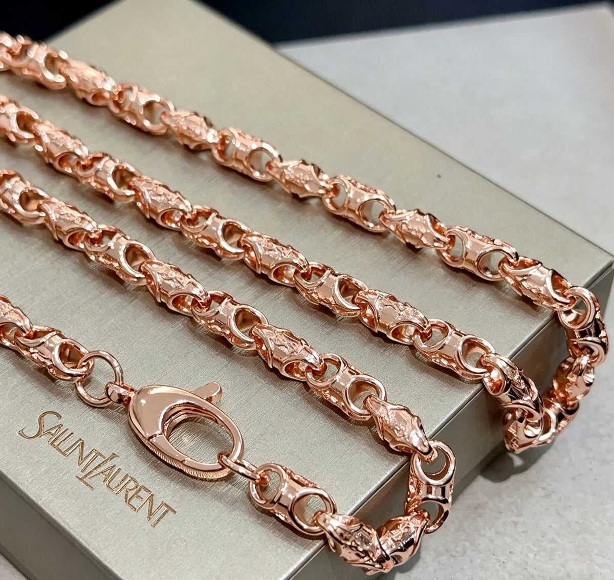 Saint Laurent YSL Logo Necklace – Style 02 - image 8