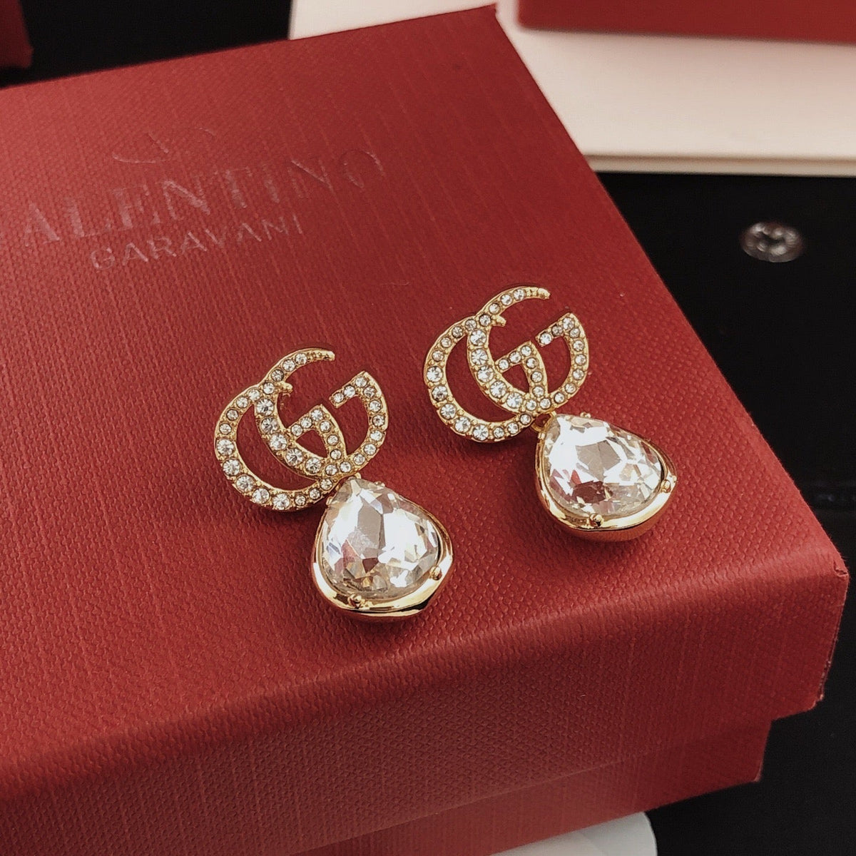Gucci Crystal Stud Earrings – Style 07 - image 4