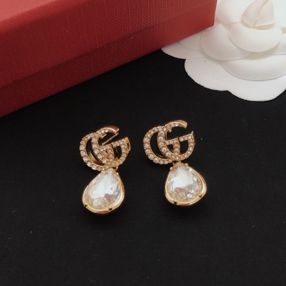 Gucci Crystal Stud Earrings – Style 07 - image 6