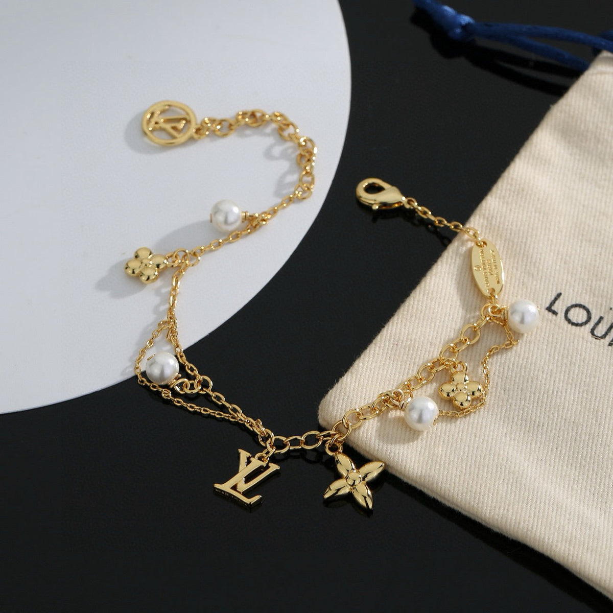Louis Vuitton Twig Letter Bracelet – Style 02 - image 6