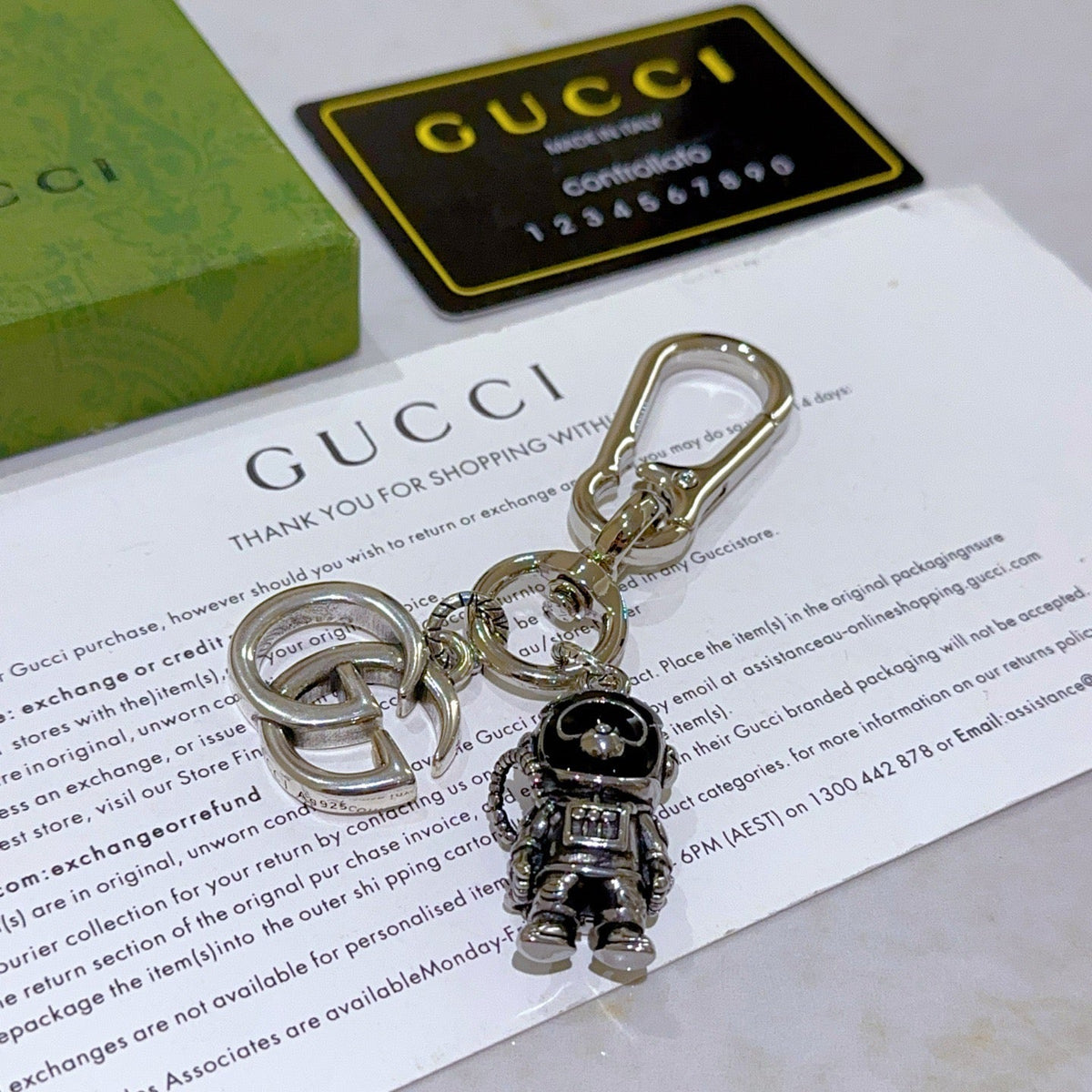 Gucci Anger Forest Distressed Keychain – Style 29 - image 4