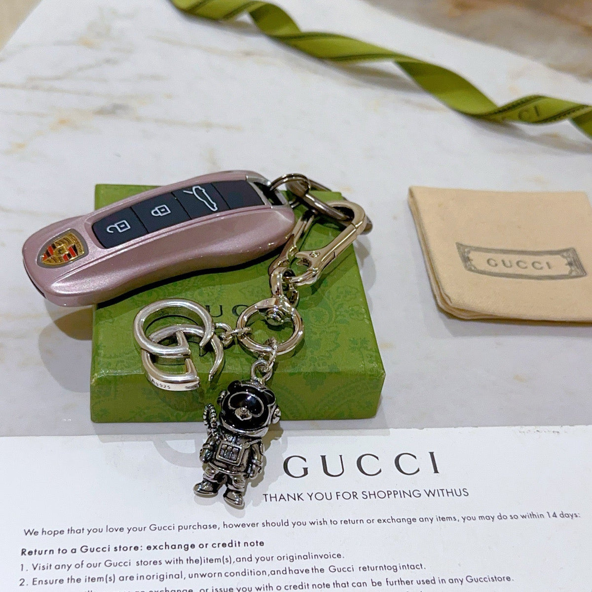 Gucci Anger Forest Distressed Keychain – Style 29 - image 6