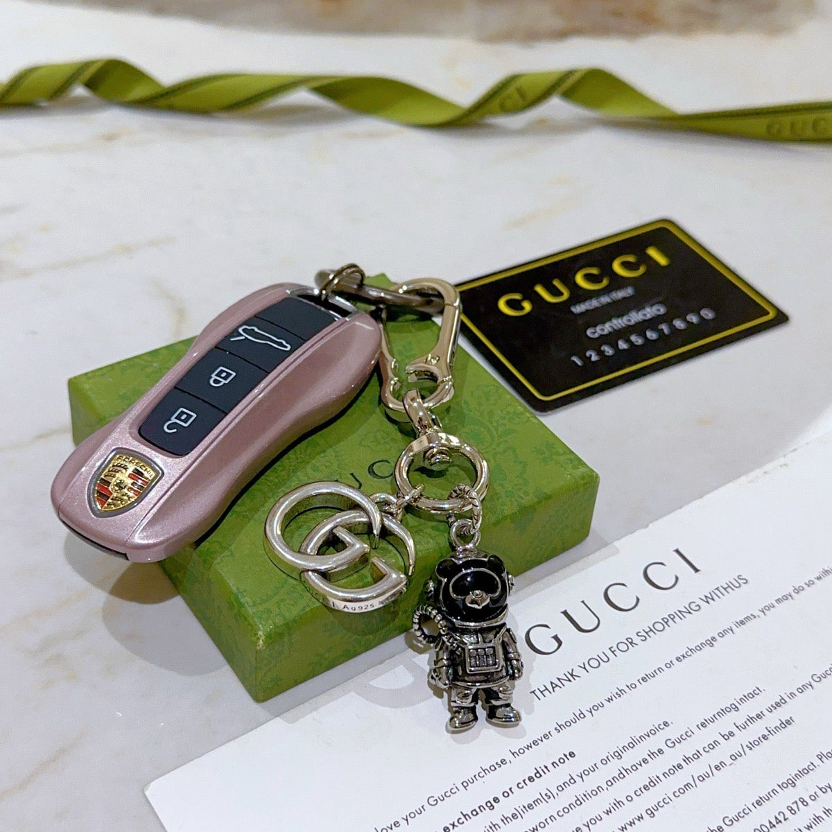 Gucci Anger Forest Distressed Keychain – Style 29 - image 3