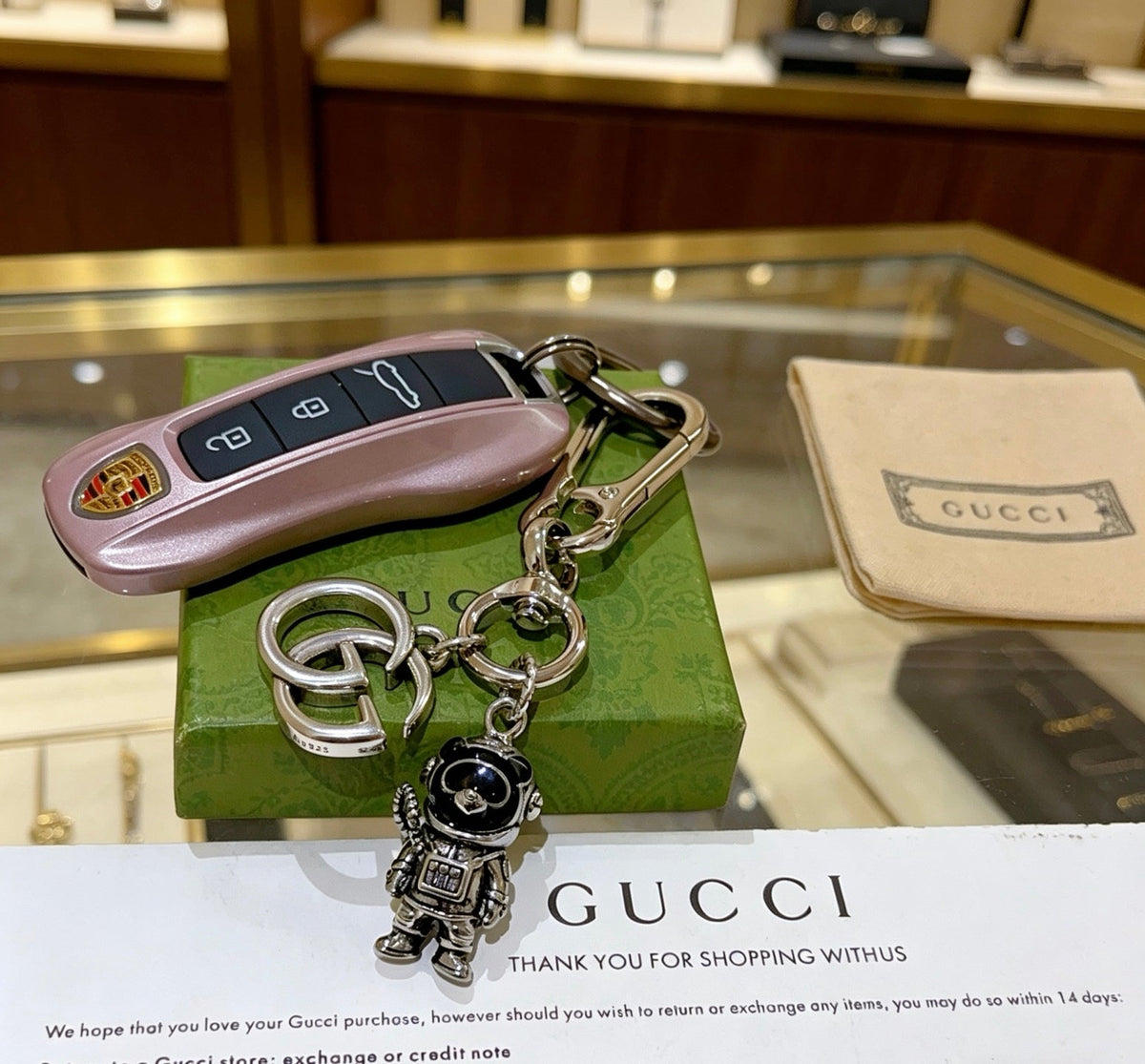Gucci Anger Forest Distressed Keychain – Style 29 - image 5