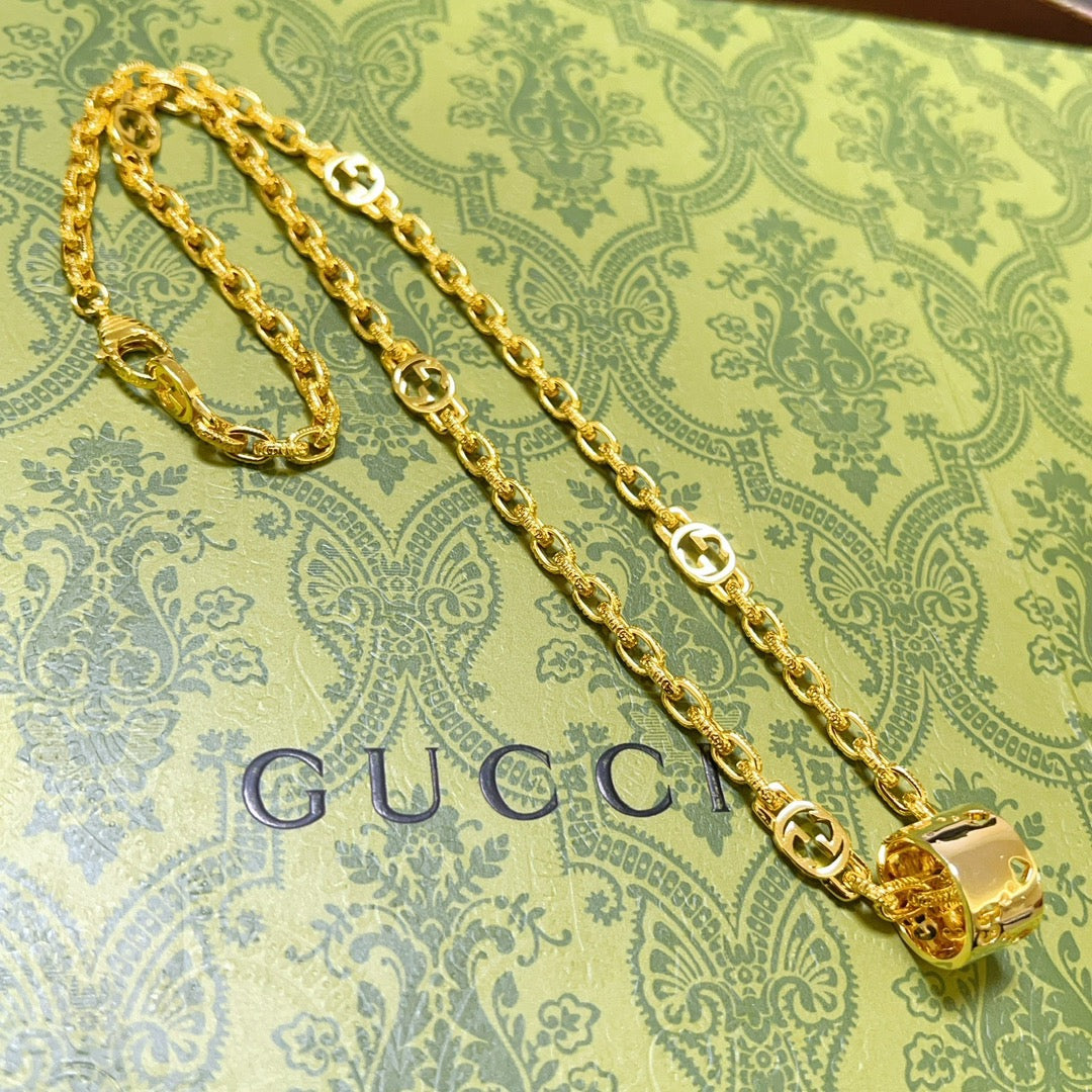Gucci Anger Forest Chain Distressed Vintage-Inspired Necklace – Style 33 - image 7