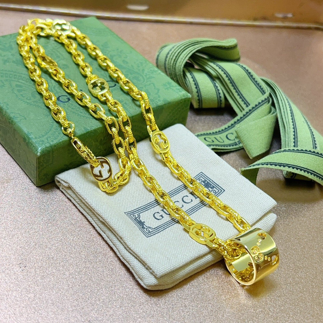 Gucci Anger Forest Chain Distressed Vintage-Inspired Necklace – Style 33 - image 5
