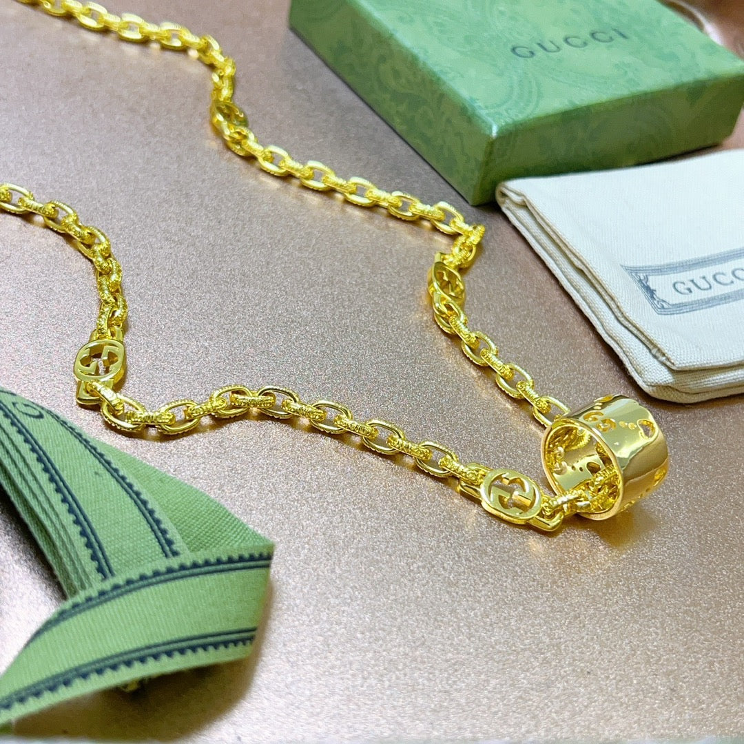 Gucci Anger Forest Chain Distressed Vintage-Inspired Necklace – Style 33 - image 8