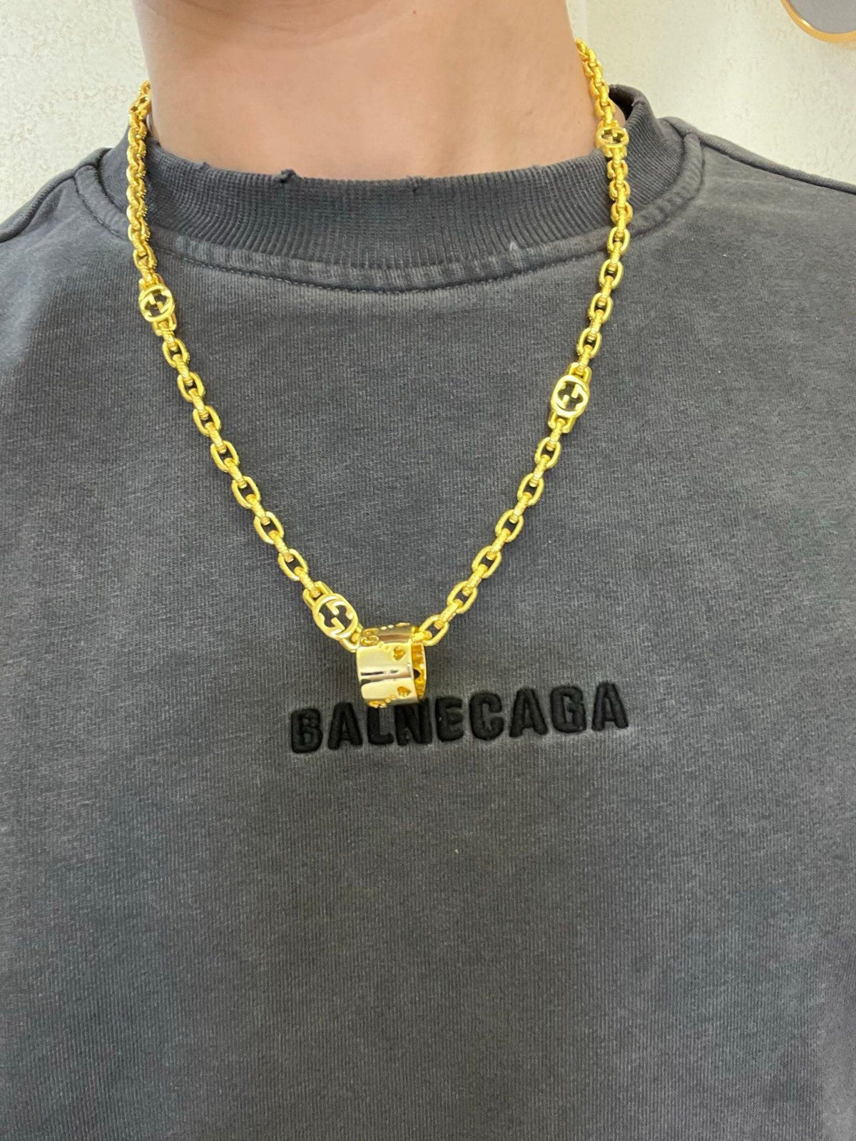 Gucci Anger Forest Chain Distressed Vintage-Inspired Necklace – Style 33 - image 6