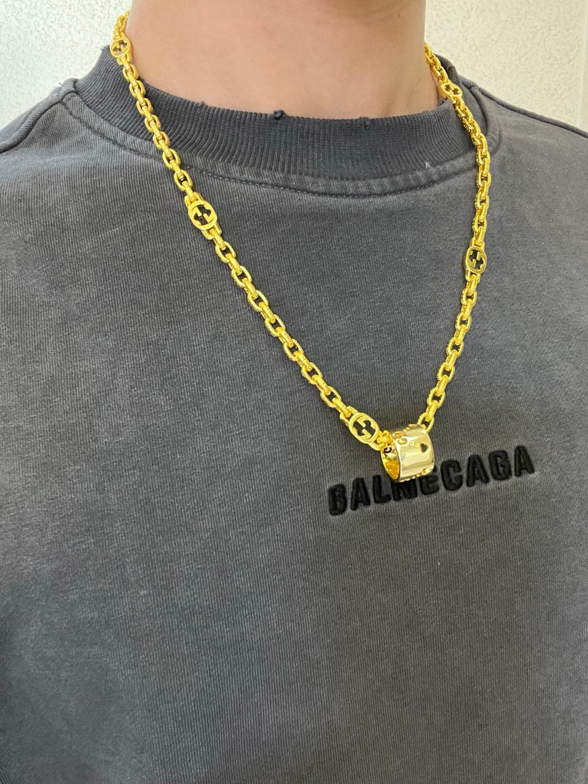 Gucci Anger Forest Chain Distressed Vintage-Inspired Necklace – Style 33 - image 3