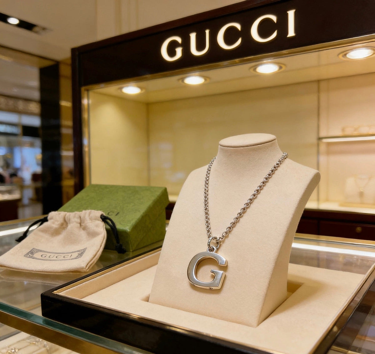 Gucci Anger Forest Chain Distressed Necklace – Style 72 - image 2