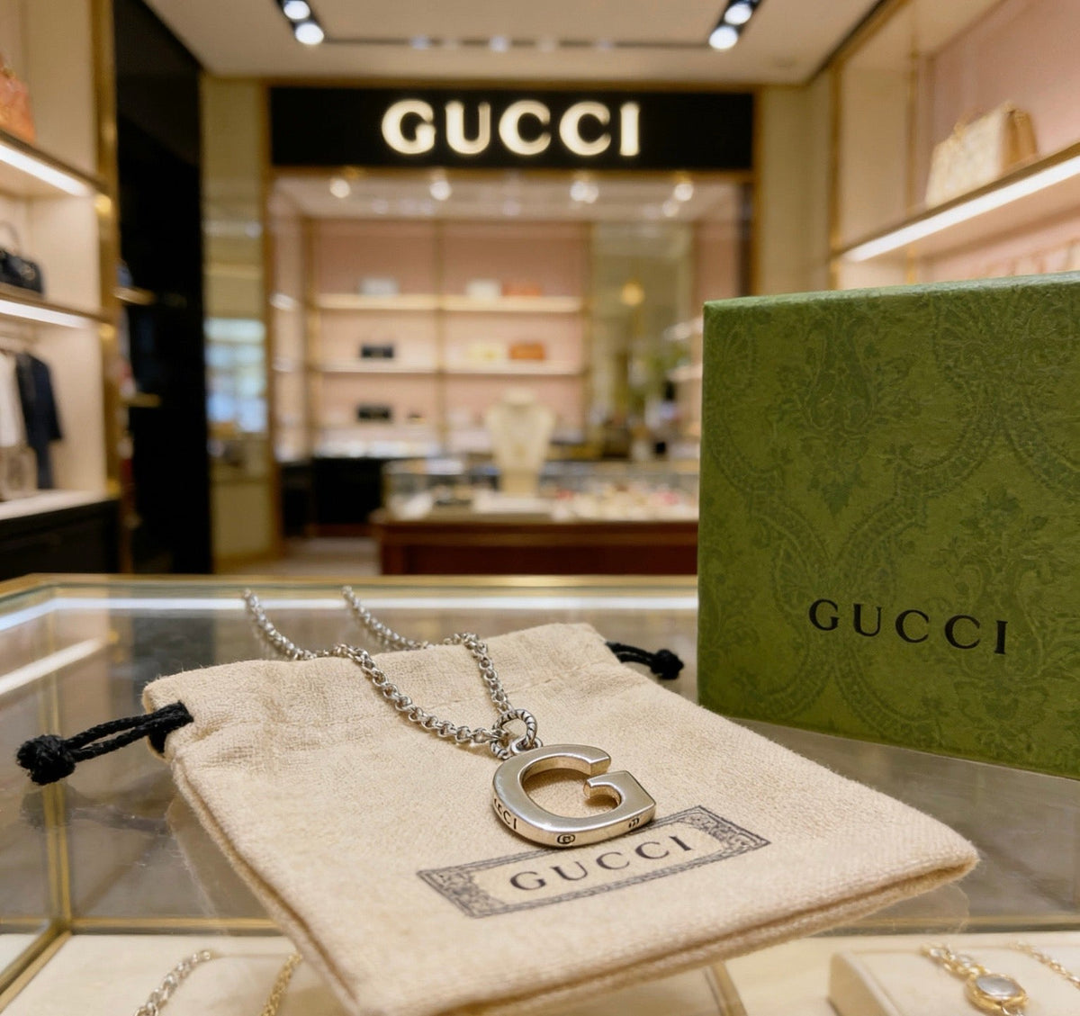Gucci Anger Forest Chain Distressed Necklace – Style 72 - image 9