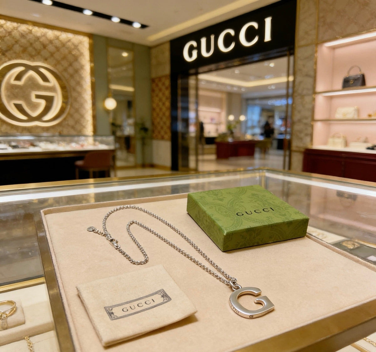 Gucci Anger Forest Chain Distressed Necklace – Style 72 - image 4