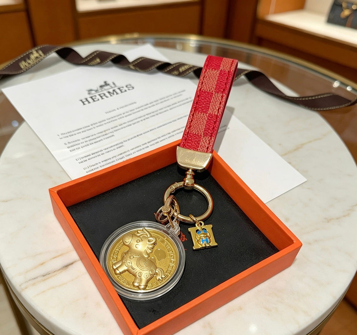 Hermès Unisex Keychain – Style 50 - image 4