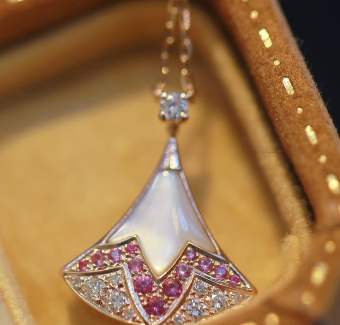 BVLGARI Rose Gold-Tone V-Gold Tone Necklace – Style 02 - image 4