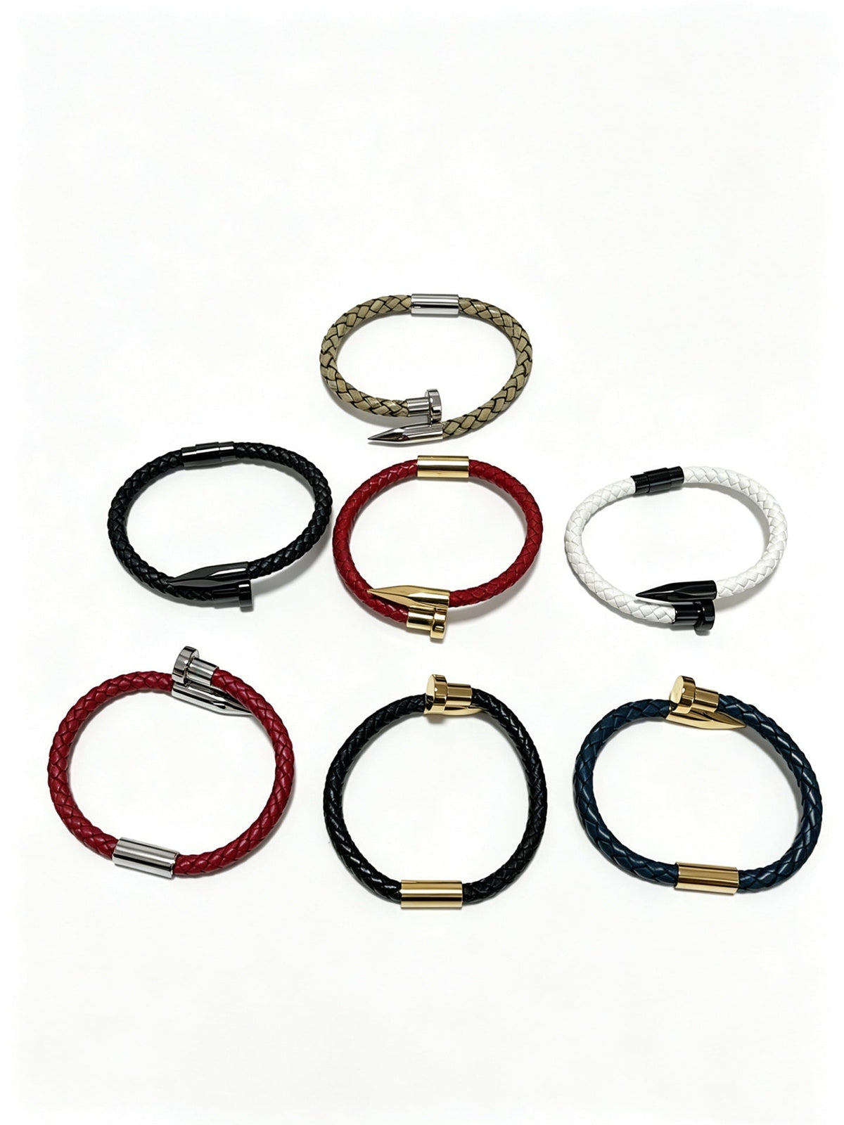 Cartier Style 191 gold-tone leather strap bracelet view 10