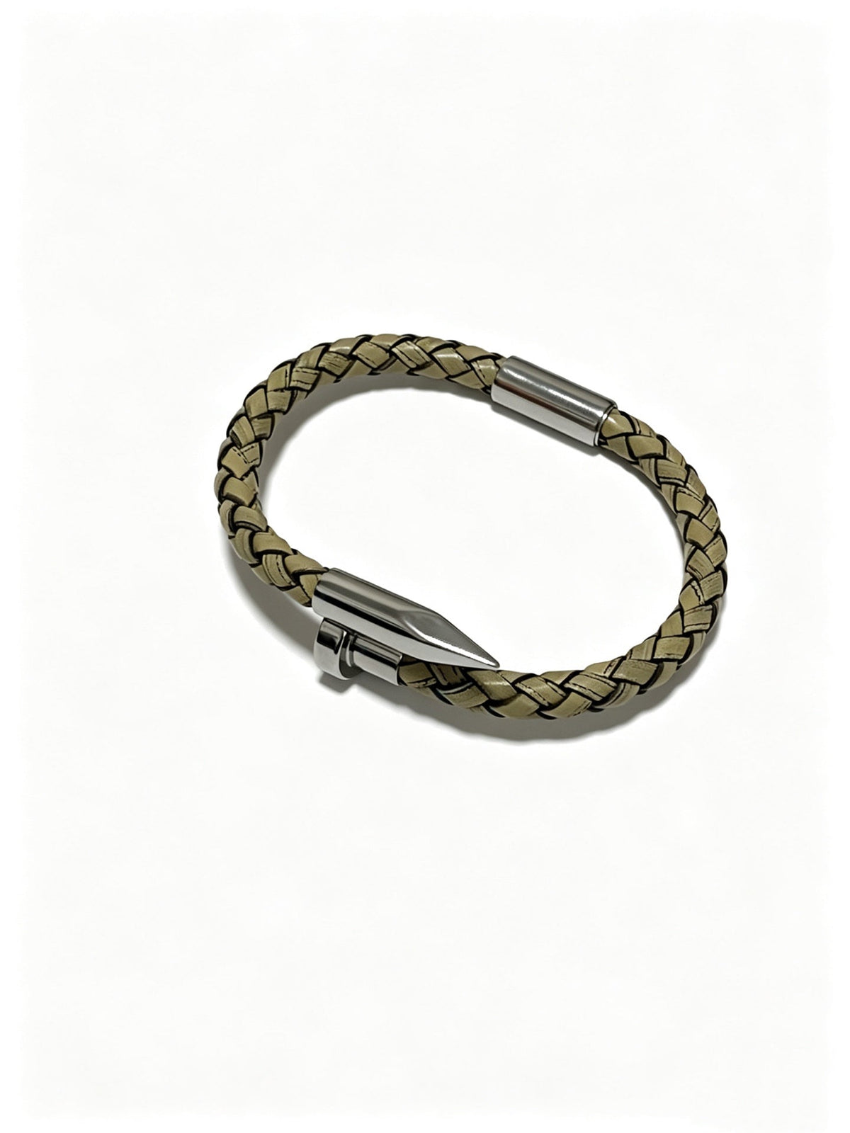 Cartier Style 191 gold-tone leather strap bracelet view 3