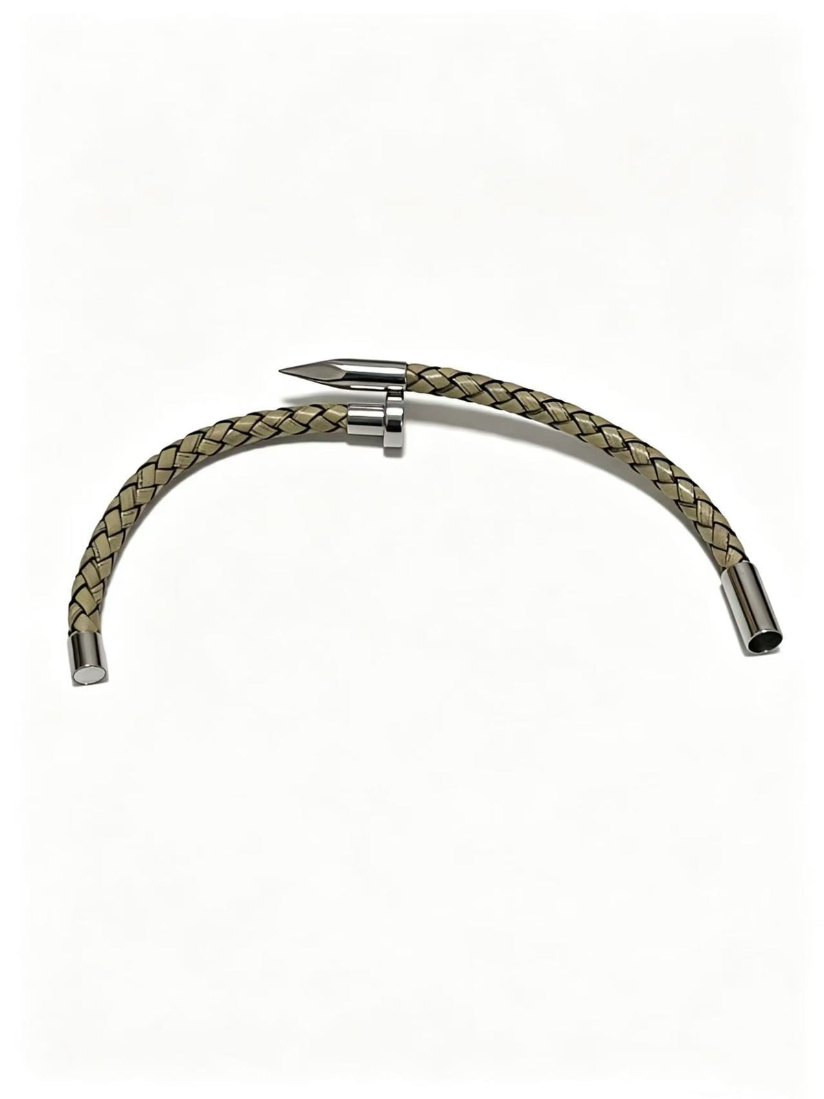 Cartier Style 191 gold-tone leather strap bracelet view 2