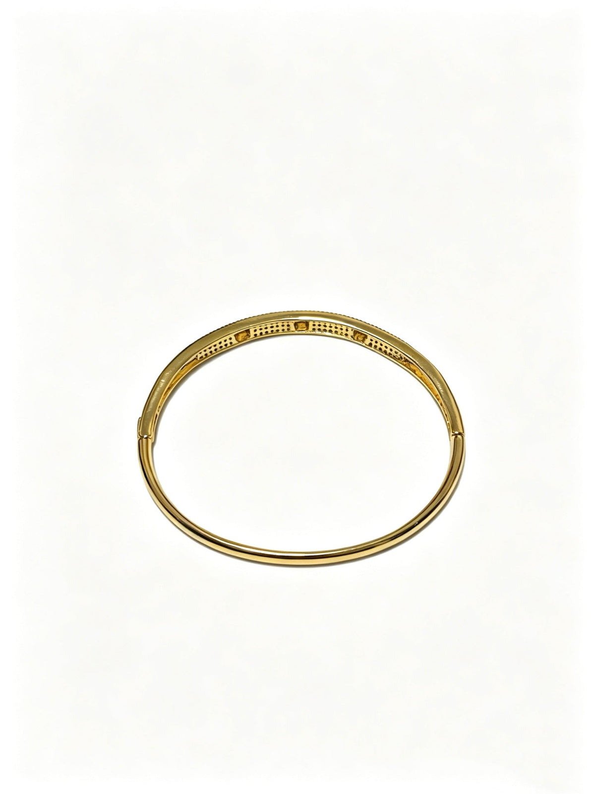 Cartier Style 183 gold-tone signature motif bracelet view 2