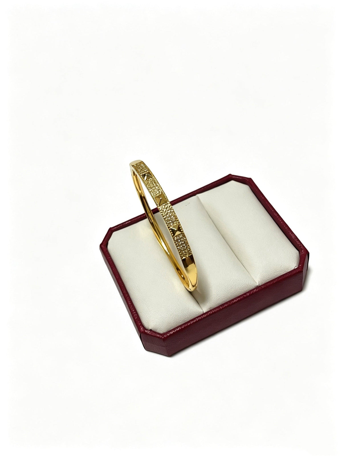 Cartier Style 183 gold-tone signature motif bracelet view 3