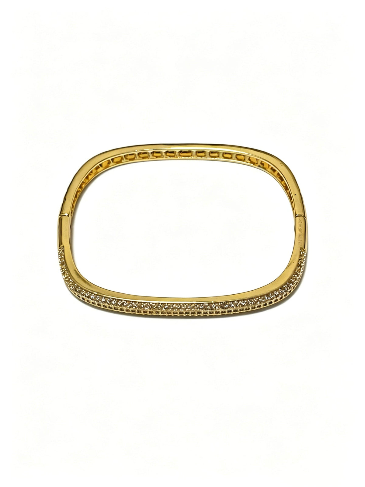 Cartier Style 182 gold-tone signature motif bracelet view 3