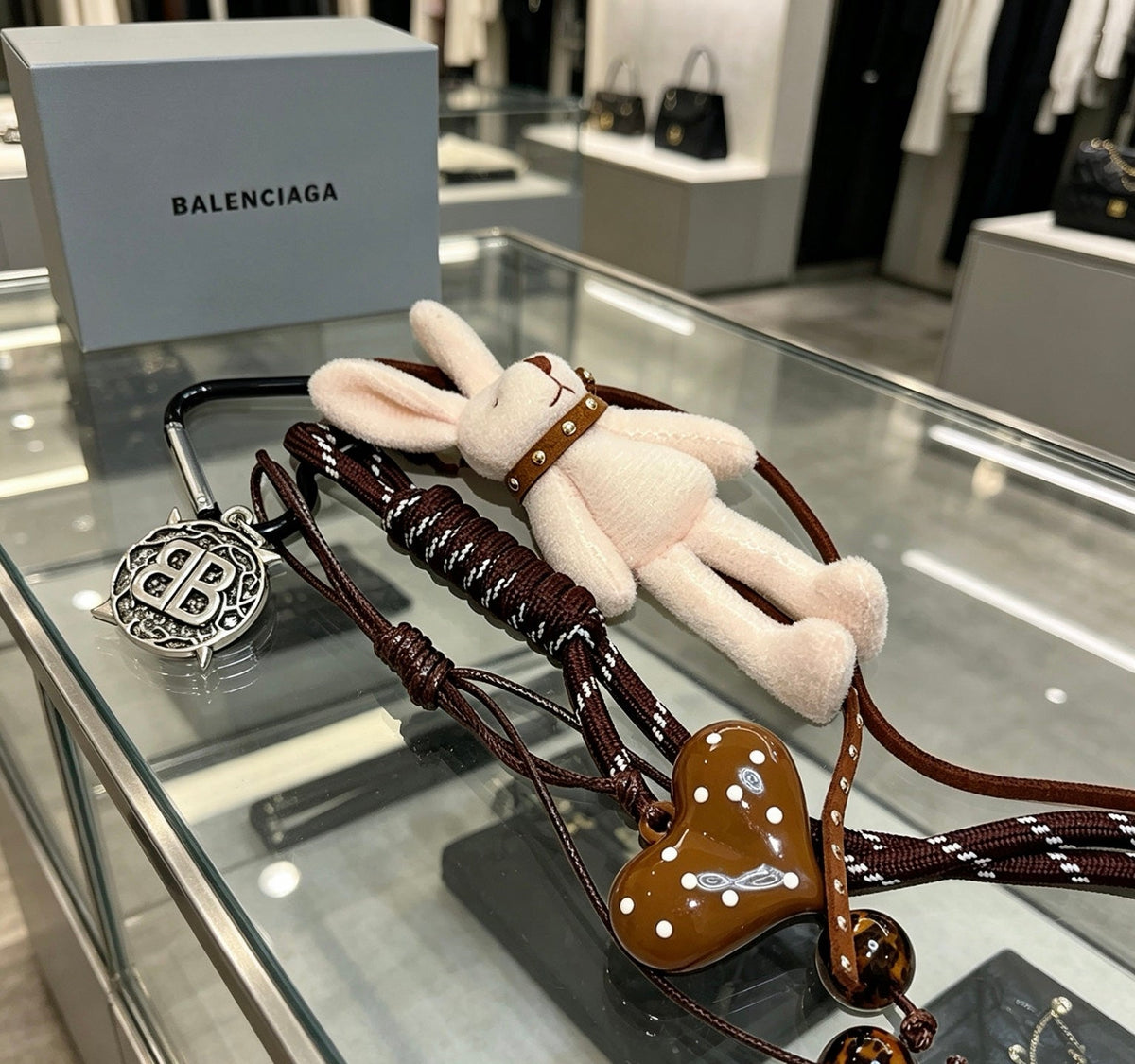 Balenciaga Distressed Keychain – Style 34 - image 2