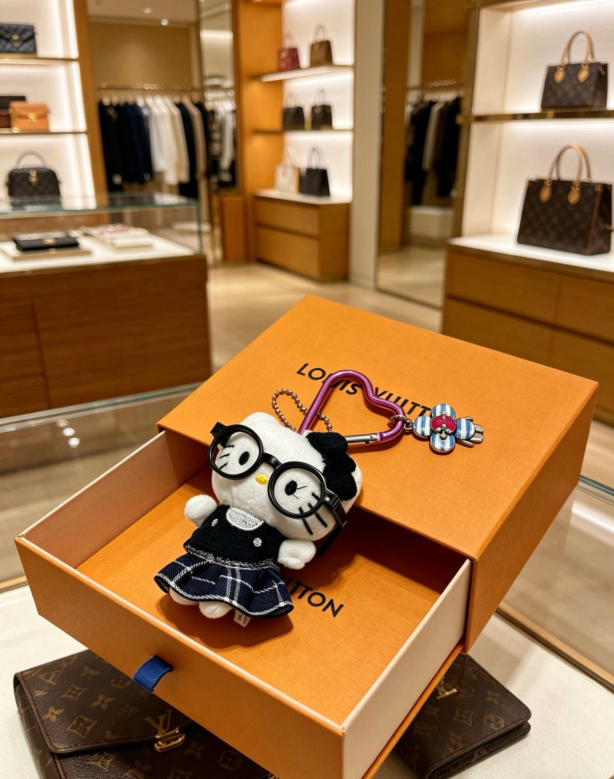 Louis Vuitton Anger Forest Bag Charm / Keychain – Style 66 - image 5