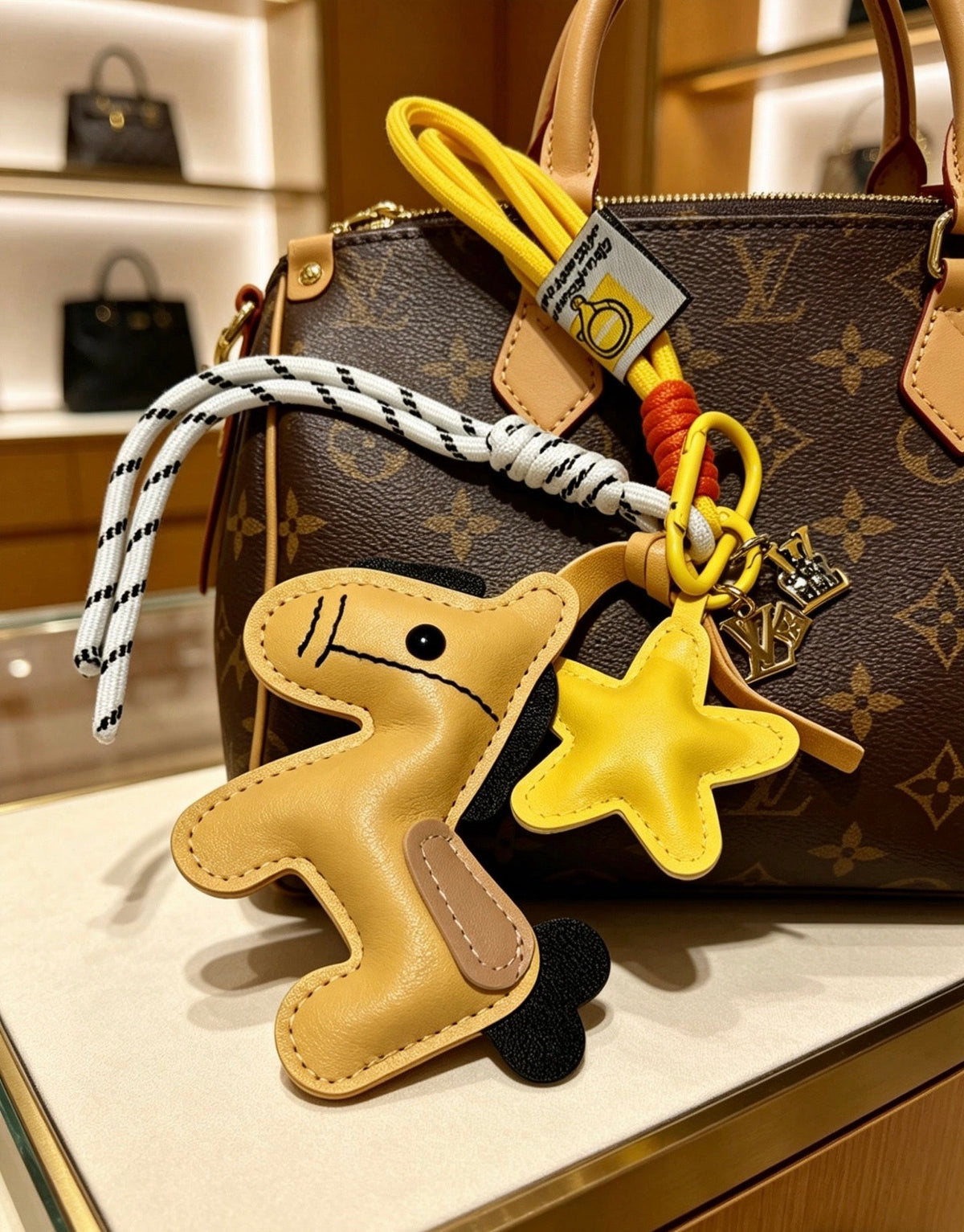 Louis Vuitton Anger Forest Bag Charm / Keychain – Style 59 - image 5