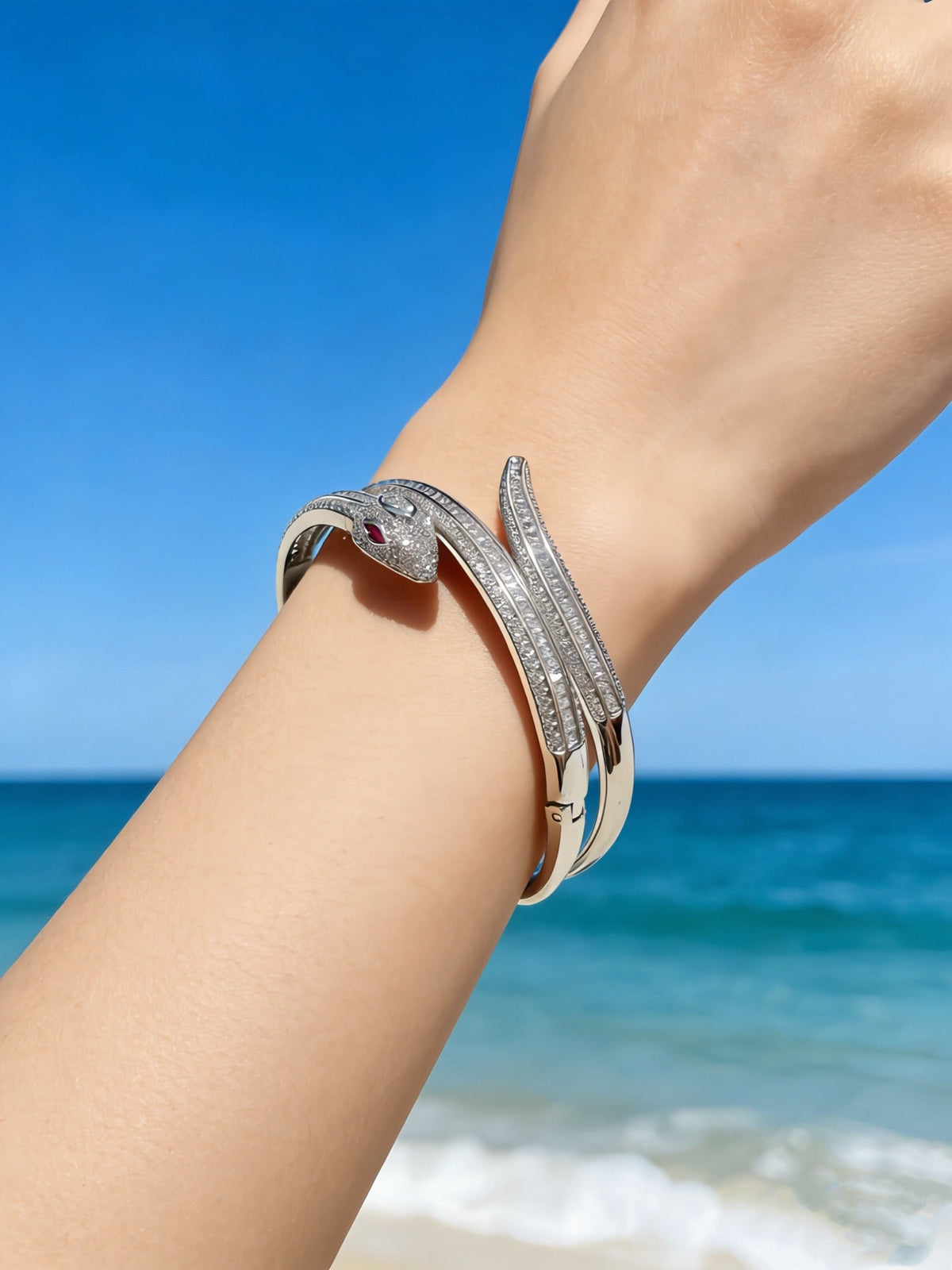 Cartier Style 180 gold-tone signature motif bracelet view 6