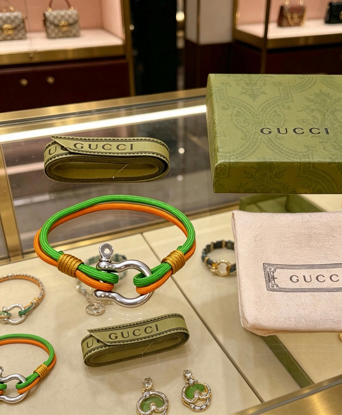 Gucci Anger Forest Distressed Vintage Silver-Tone Vintage-Inspired Bracelet – Style 21 - image 5