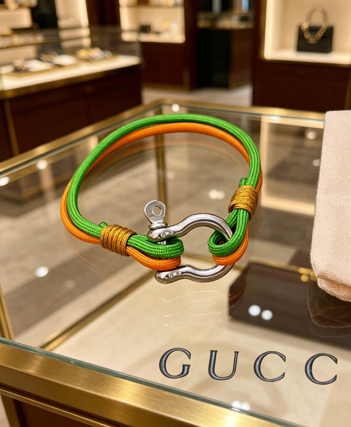 Gucci Anger Forest Distressed Vintage Silver-Tone Vintage-Inspired Bracelet – Style 21 - image 9