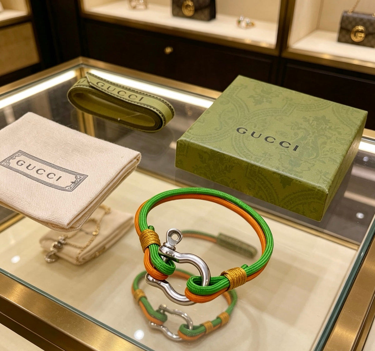 Gucci Anger Forest Distressed Vintage Silver-Tone Vintage-Inspired Bracelet – Style 21 - image 3
