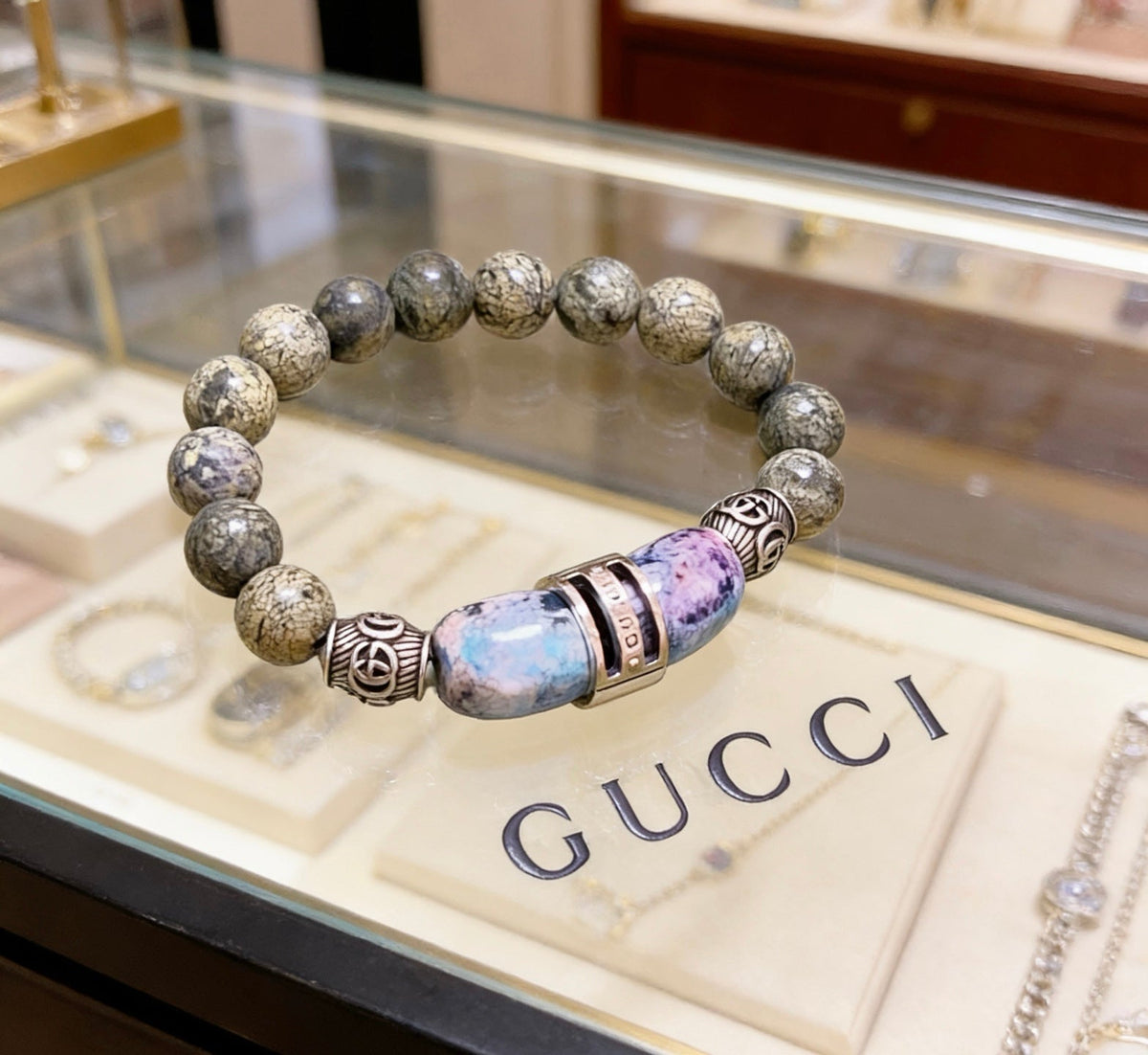 Gucci Anger Forest Crystal Distressed Unisex Bracelet – Style 10 - image 7