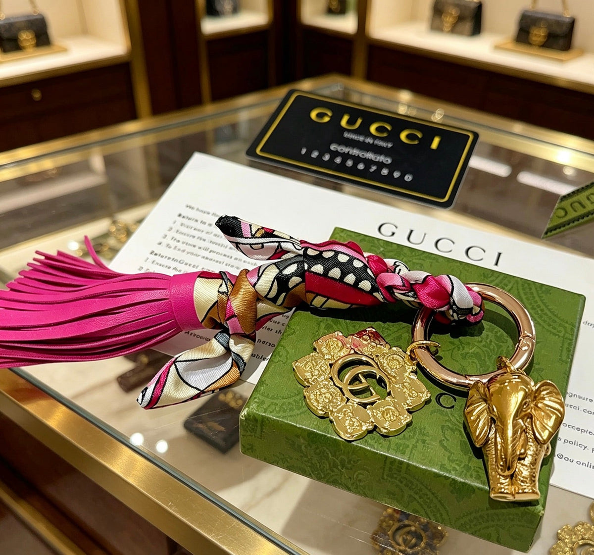 Gucci Anger Forest Distressed Keychain – Style 42 - image 5