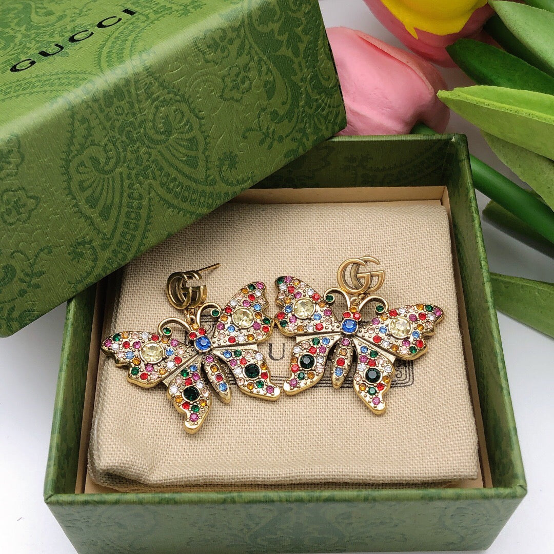 Gucci Butterfly Stud Earrings – Style 02 - image 3