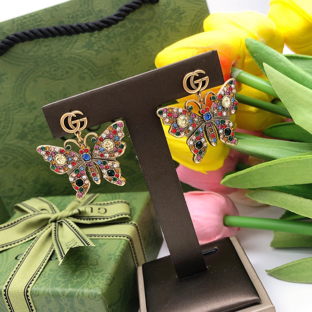 Gucci Butterfly Stud Earrings – Style 02 - image 4