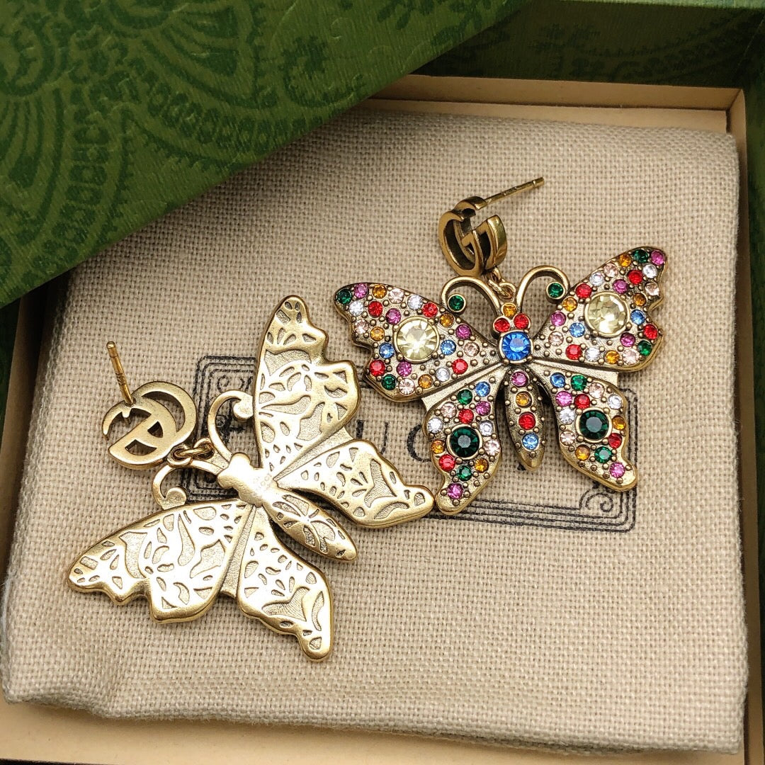 Gucci Butterfly Stud Earrings – Style 02 - image 7