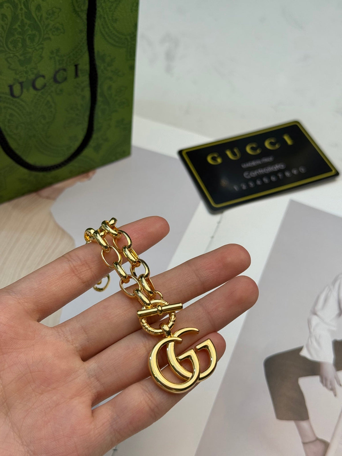 Gucci Double G Chain Vintage-Inspired Bracelet – Style 02 - image 4