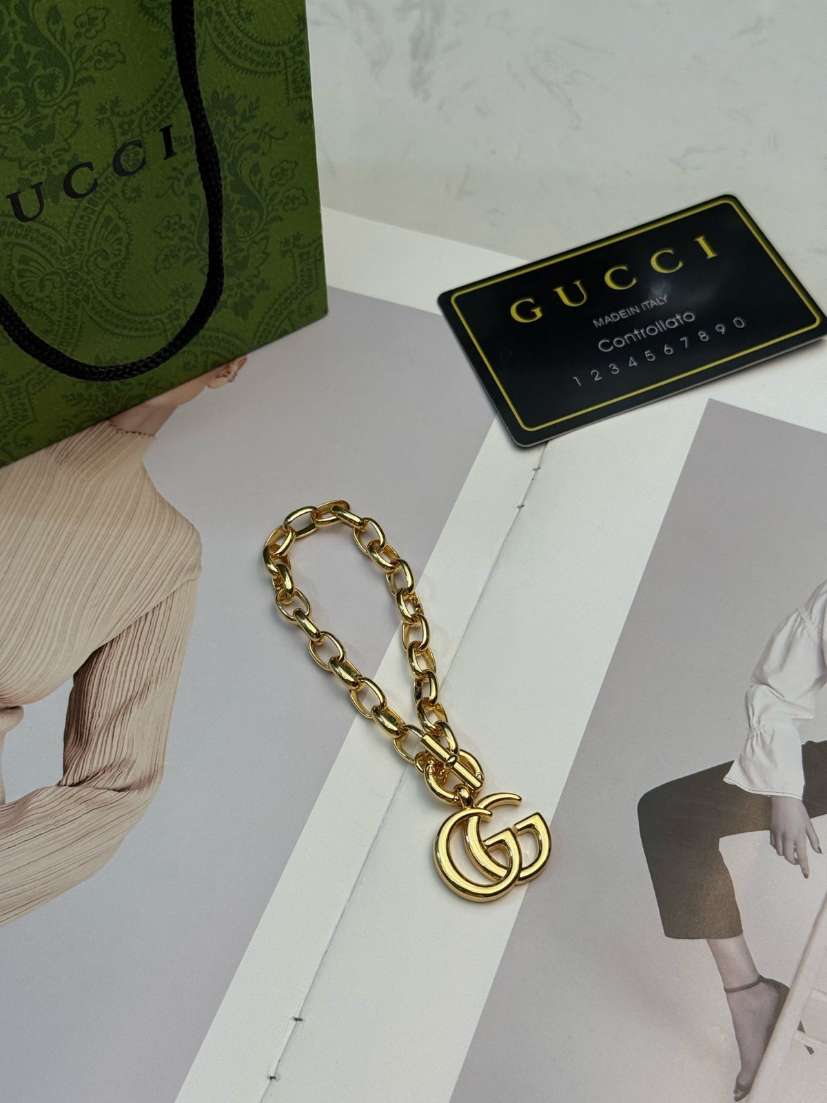 Gucci Double G Chain Vintage-Inspired Bracelet – Style 02 - image 2