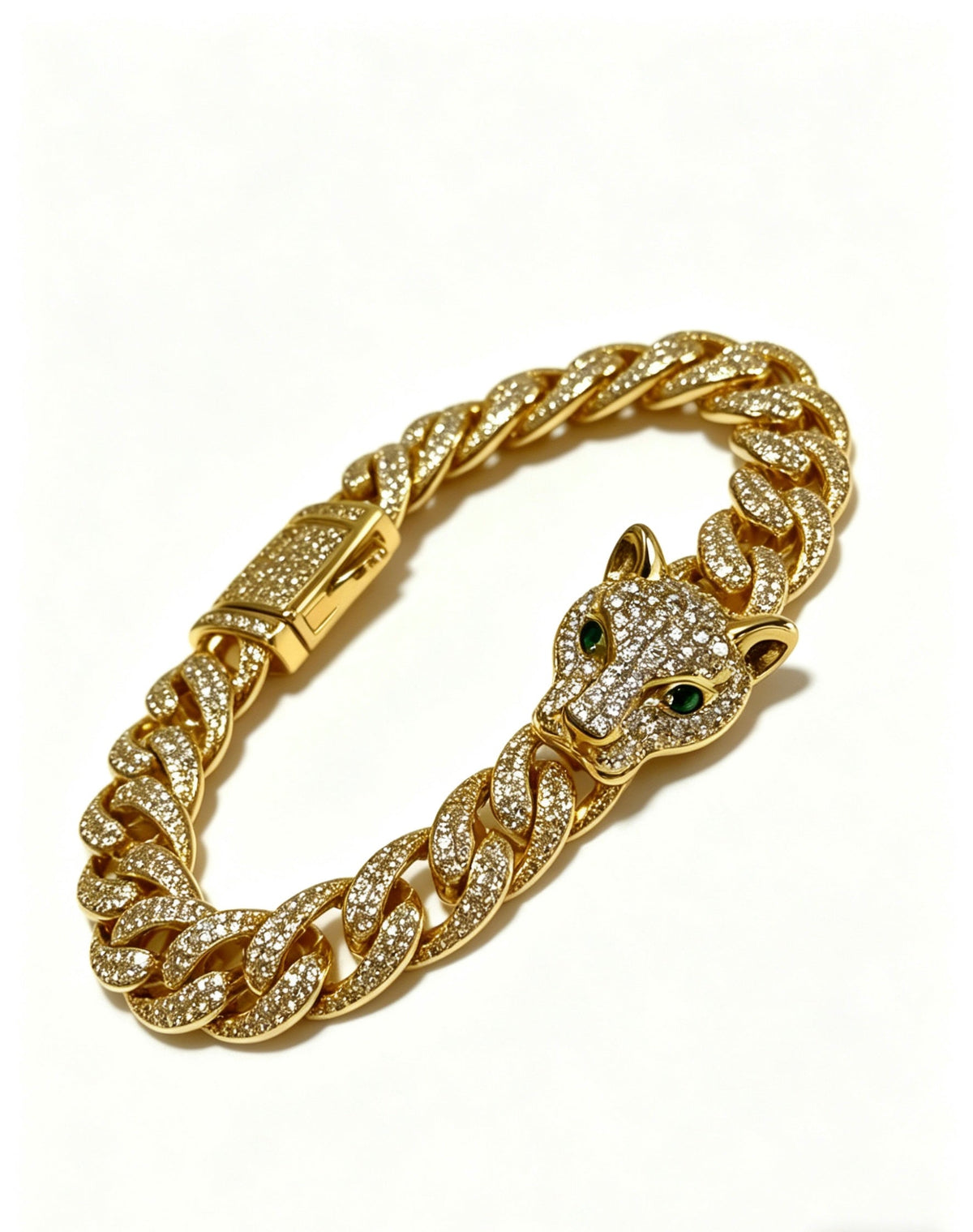 Cartier Style 197 gold-tone signature motif bracelet view 3