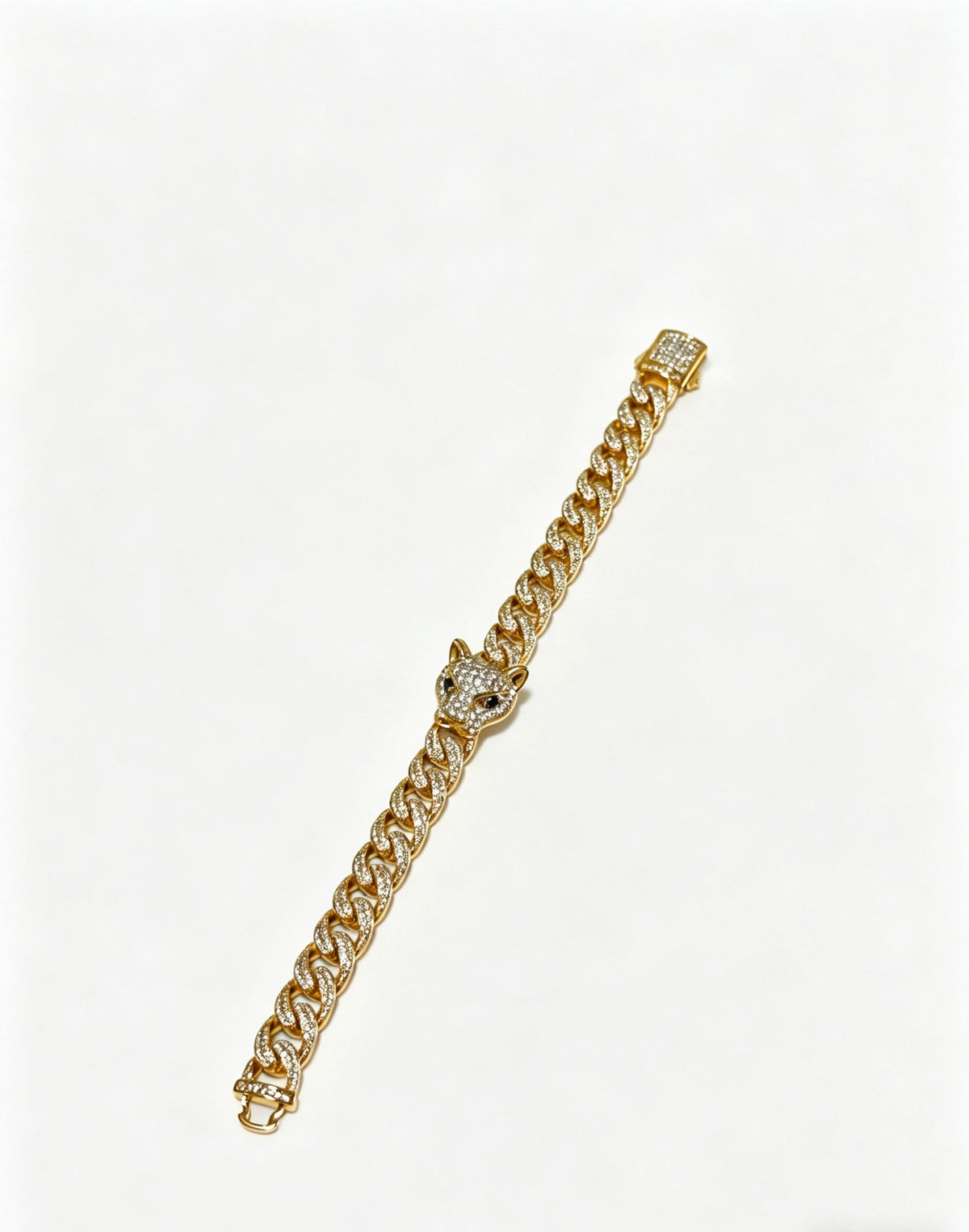 Cartier Style 197 gold-tone signature motif bracelet view 2